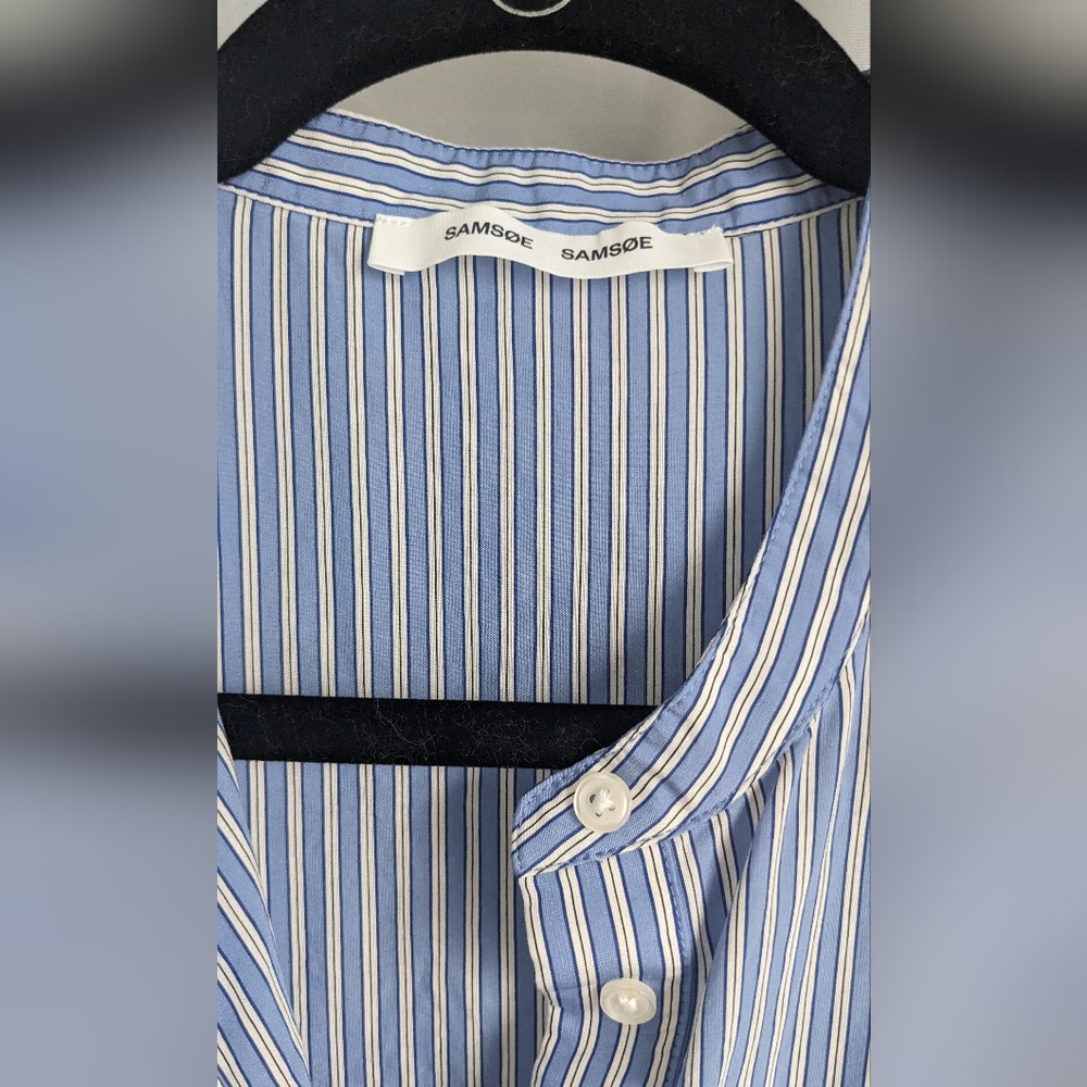 Samsoe Samsoe Sylvia Stripe Button Down Shirt W/T… - image 3